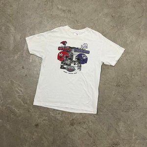 Vintage Y2K Houston Cougars VS TCU Horned Frogs T Shirt